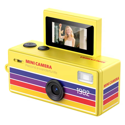 Camara Retro Llavero Con Pantalla Flip