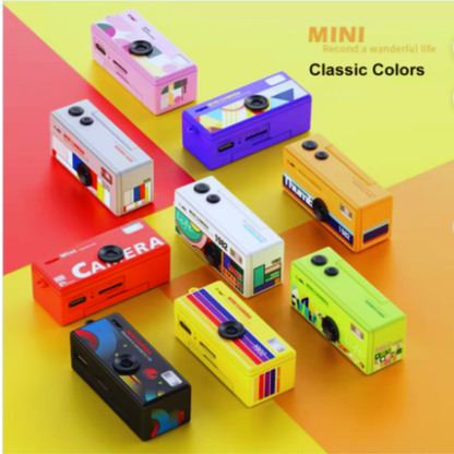 Camara Retro Llavero Con Pantalla Flip